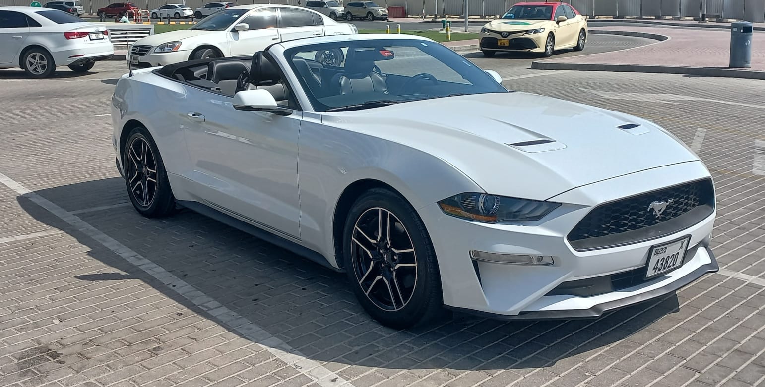 Ford Mustang Convertible 2020 for rent in dubai
